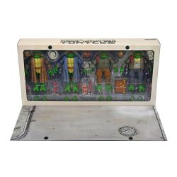 Las Tortugas Ninja Pack de 4 Figuras Gangster Turtles 18 cm