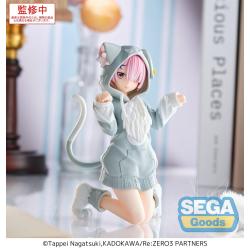 Re:Zero Starting Life in Another World Estatua PVC Yumemirize Ram Mofumofu Pack 11 cm