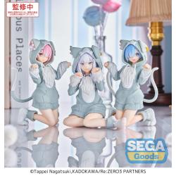 Re:Zero Starting Life in Another World Estatua PVC Yumemirize Ram Mofumofu Pack 11 cm