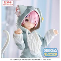 Re:Zero Starting Life in Another World Estatua PVC Yumemirize Ram Mofumofu Pack 11 cm