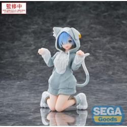Re:Zero Starting Life in Another World Estatua PVC Yumemirize Rem Mofumofu Pack 11 cm