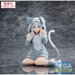 Re:Zero Starting Life in Another World Estatua PVC Yumemirize Emilia Mofumofu Pack 11 cm