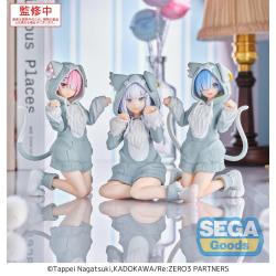 Re:Zero Starting Life in Another World Estatua PVC Yumemirize Emilia Mofumofu Pack 11 cm