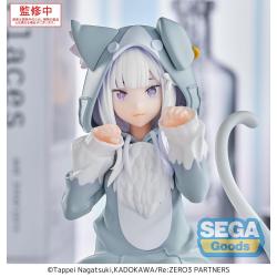 Re:Zero Starting Life in Another World Estatua PVC Yumemirize Emilia Mofumofu Pack 11 cm