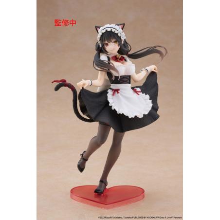 Date A Live V Estatua PVC Coreful Kurumi Tokisaki Cat Ear Maid Ver. 18 cm