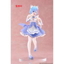 Re:Zero Starting Life in Another World Coreful Estatua PVC Rem Cat Maid Ver. Renewal 18 cm