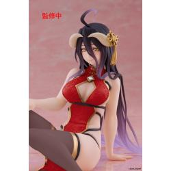 Overlord Estatua PVC Desktop Cute Figure Albedo Chinese Dress Ver. Renewal 13 cm