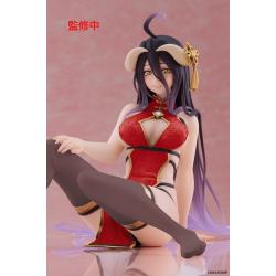Overlord Estatua PVC Desktop Cute Figure Albedo Chinese Dress Ver. Renewal 13 cm