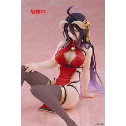 Overlord Estatua PVC Desktop Cute Figure Albedo Chinese Dress Ver. Renewal 13 cm