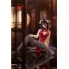 Overlord Estatua PVC Desktop Cute Figure Albedo Chinese Dress Ver. Renewal 13 cm