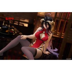 Overlord Estatua PVC Desktop Cute Figure Albedo Chinese Dress Ver. Renewal 13 cm