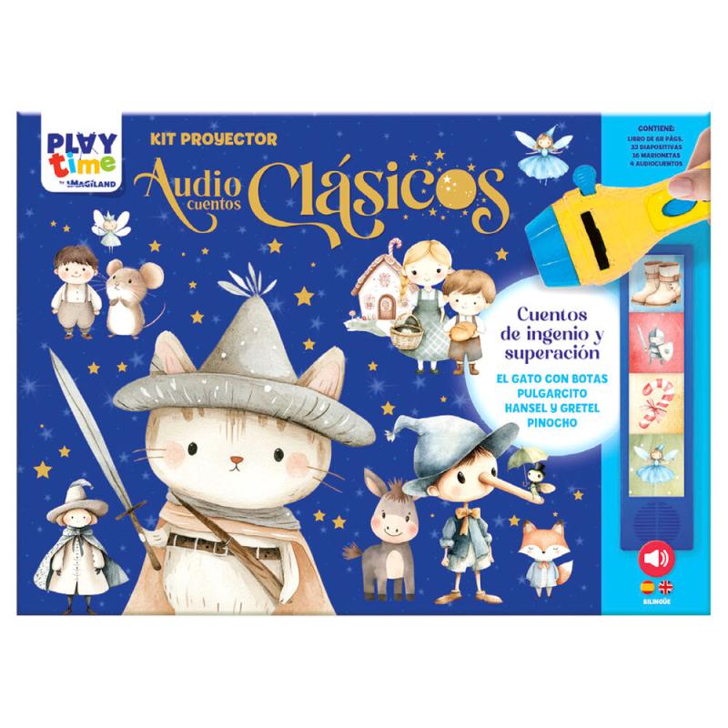 Kit Proyector Audiocuentos Clasicos Cuentos de Ingenio y Superacion