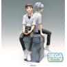 Figura Shinji &#38; Kaworu Luminasta Shinji Version Rebuild of Evangelion 17cm
