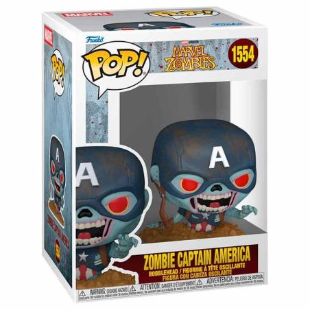 Figura POP Marvel Zombies Zombie Capitan America