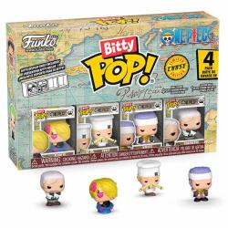 Blister 4 figuras Bitty POP One Piece Sanji