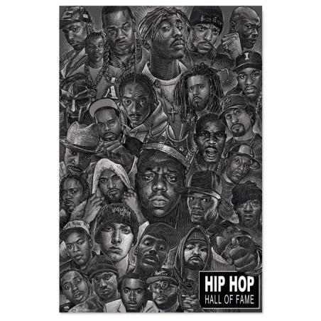 Poster Todas las Estrellas Hip Hop