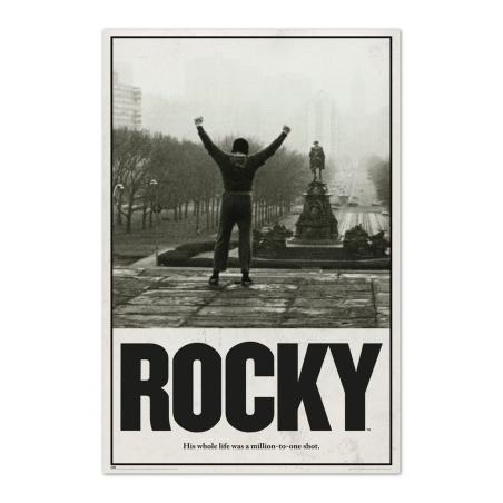 Poster Una Oportunidad Entre un Millon Rocky Balboa