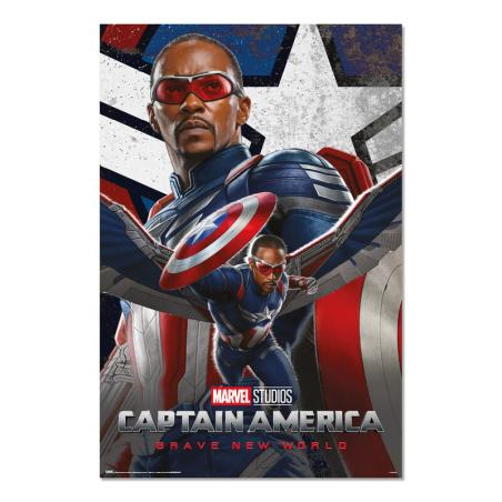 Poster Un Nuevo Mundo Capitan America Marvel