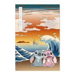 Poster Japon Angel &#38; Stitch Disney
