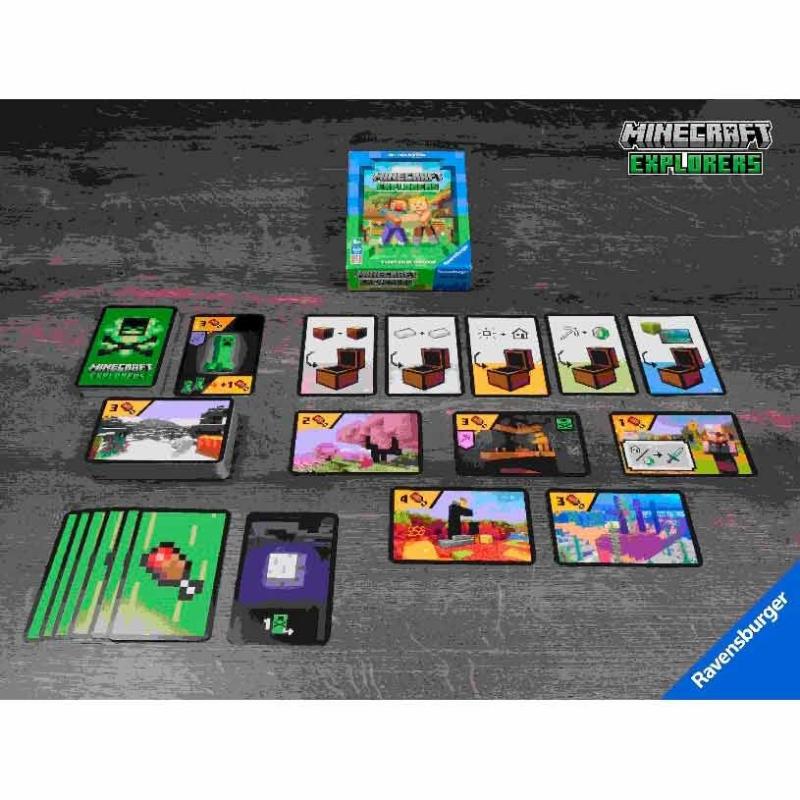 Juego cartas Explorers Minecraft español