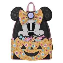Mochila Pumpkin Minnie Disney Loungefly 26cm