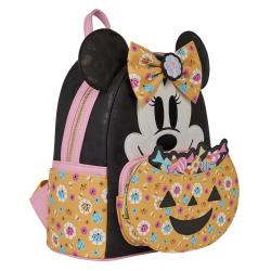 Mochila Pumpkin Minnie Disney Loungefly 26cm