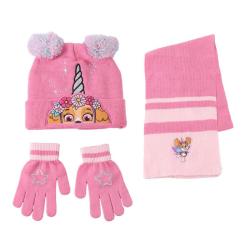 Conjunto gorro guantes braga cuello Skye Patrulla Canina Paw Patrol