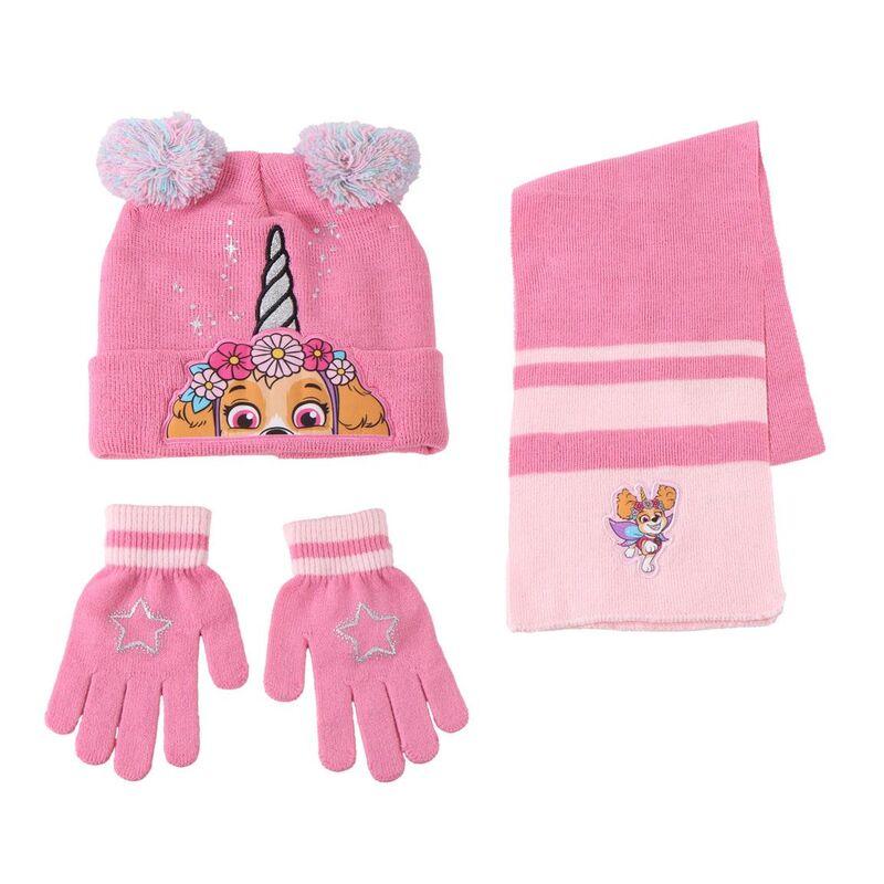 Conjunto gorro guantes braga cuello Skye Patrulla Canina Paw Patrol