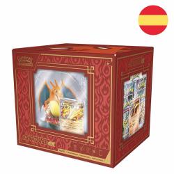 Estuche juego cartas coleccionables Charizard Pokemon español