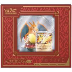 Estuche juego cartas coleccionables Charizard Pokemon español