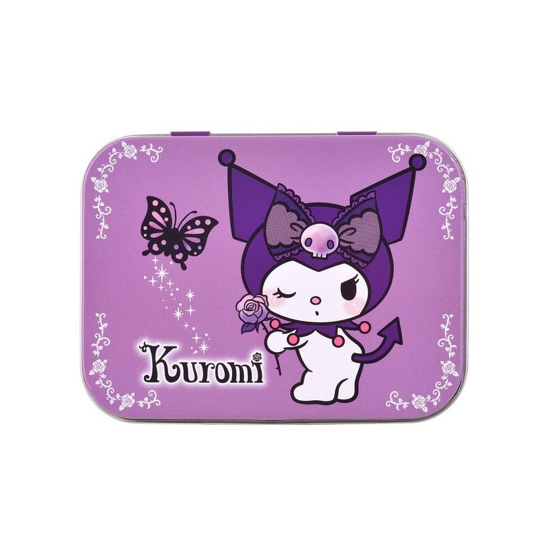 HELLO KITTY KUROMI CAJA METÁLICA TIRITAS