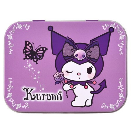 HELLO KITTY KUROMI CAJA METÁLICA TIRITAS