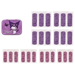 HELLO KITTY KUROMI CAJA METÁLICA TIRITAS