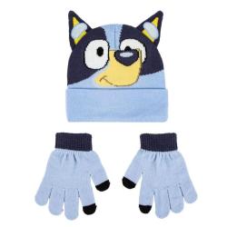 Set gorro y guantes Bluey