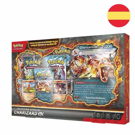 Blister juego cartas coleccionables Charizard Pokemon español