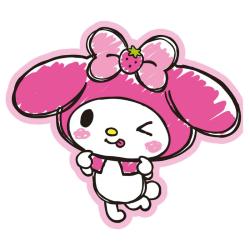 Cojin 3D My Melody Hello Kitty