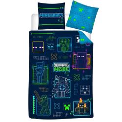 Funda nordica Minecraft cama 90cm microfibra