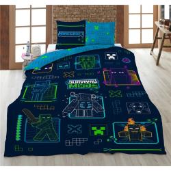 Funda nordica Minecraft cama 90cm microfibra