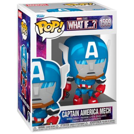 Figura POP Marvel What If..? Capitan America Mech