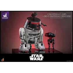 Star Wars Figura Set 1/6 Chopper (C1-10P&trade;) & BD-1&trade; (Imperial Disguise) 18 cm & 8 cm