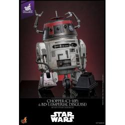Star Wars Figura Set 1/6 Chopper (C1-10P&trade;) & BD-1&trade; (Imperial Disguise) 18 cm & 8 cm