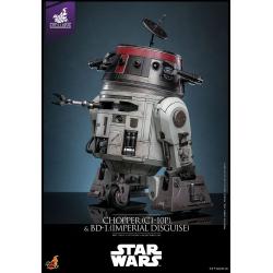 Star Wars Figura Set 1/6 Chopper (C1-10P&trade;) & BD-1&trade; (Imperial Disguise) 18 cm & 8 cm