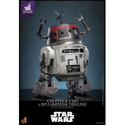 Star Wars Figura Set 1/6 Chopper (C1-10P&trade;) & BD-1&trade; (Imperial Disguise) 18 cm & 8 cm