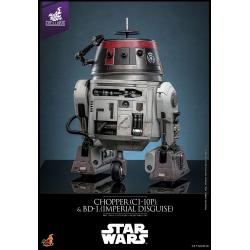 Star Wars Figura Set 1/6 Chopper (C1-10P&trade;) & BD-1&trade; (Imperial Disguise) 18 cm & 8 cm