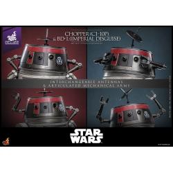 Star Wars Figura Set 1/6 Chopper (C1-10P&trade;) & BD-1&trade; (Imperial Disguise) 18 cm & 8 cm