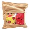 Pakc de 2 peluches Yummis Together Pizza & Cola in Take Away Bag 21 cm
