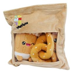 Pakc de 2 peluches Yummis Together Pretzel & Beer in Take Away Bag 21 cm
