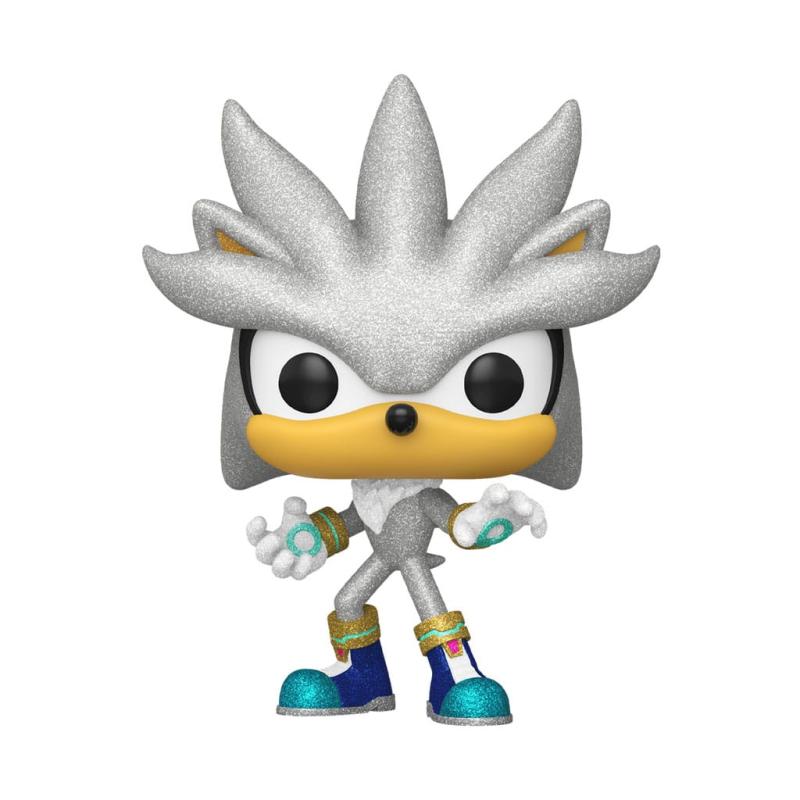 Sonic The Hedgehog POP! Games Vinyl Figura Silver The Hedgehog (FL) 9 cm
