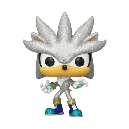 Sonic The Hedgehog POP! Games Vinyl Figura Silver The Hedgehog (FL) 9 cm