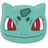 Pokemon Almohada Bulbasaur 34 cm